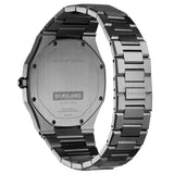 D1 Milano Ultra Thin Blue Dial Gray Steel Strap Watch for Men - D1-UTBJ12