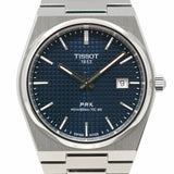 Tissot PRX Powermatic 80 Blue Dial Silver Steel Strap Watch For Men - T137.407.11.041.00