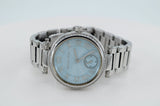 Michael Kors Skylar Quartz Blue Dial Silver Steel Strap Watch For Women - MK5988