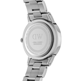 Daniel Wellington Iconic Link Emerald Green Dial Silver Steel Strap Watch For Men - DW00100427