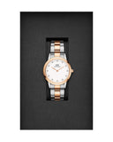 Daniel Wellington Iconic Link White Dial Two Tone Steel Strap Watch For Women - DW00100359