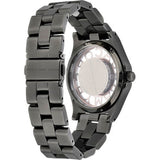 Marc Jacobs Henry Skeleton Black Dial Black Steel Strap Watch for Women - MBM3254