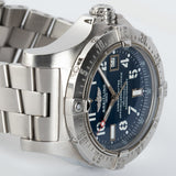 Breitling Aeromarine Avenger Seawolf 45mm Blue Dial Stainless Steel Mens Watch - A1733110/C756