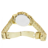 Fossil Dean Chronograph Champagne Dial Gold Steel Strap Watch for Men - FS4867