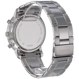 Fossil Neutra Chronograph Blue Dial Silver Steel Strap Watch for Men - FS5792