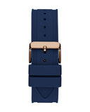 Guess Momentum Chronograph Blue Dial Blue Rubber Strap Watch for Men - GW0263G2