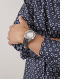 Guess Analog Quartz Black Dial Black Leather Strap Watch For Men - GW0389G4