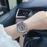 Guess Glitz Pride Limited Edition White Dial White Rubber Strap Watch for Women - GW0407L4