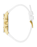 Guess Athena White Dial White Rubber Strap Watch for Women - GW0409L2