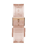 Guess Athena Rose Gold Dial Rose Gold Rubber Strap Watch for Women - GW0409L3