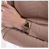 Guess Fame Quartz Animal Print Dial Multicolor Leather Strap Watch For Women - GW0504L3
