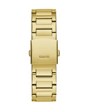 Guess Duke Glitz Crystals Gold Dial Gold Steel Strap Watch For Men - GW0576G2