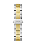 Guess Mist Analog Green Dial Two Tone Steel Strap Watch For Women - GW0723L1