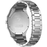 D1 Milano Ultra Thin Blue Dial Silver Steel Watch for Men - D1-UTBJ03