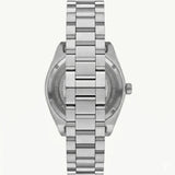 Emporio Armani Federico Black Dial Silver Steel Strap Watch for Men - AR80077