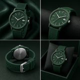 Lacoste 12.12 Move Green Dial Green Silicon Strap Watch for Men - 2011238