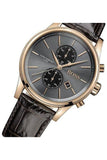 Hugo Boss Jet Grey Dial Brown Leather Strap Watch for Men - 1513281