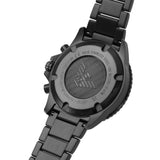 Emporio Armani Diver Chronograph Black Dial Black Steel Strap Watch For Men - AR11363