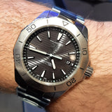 Tag Heuer Aquaracer Professional 200 Solargraph Quartz Black Dial Silver Steel Strap Watch for Men - WBP1114.BA0000