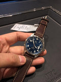 IWC Pilots Watch Mark XVII Edition Le Petit Prince Blue Dial Brown Leather Strap Watch for Men - IW326506