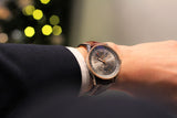 Breitling Navitimer Automatic 41 Grey Dial Brown Leather Strap Watch for Men - U17326121M1P1