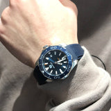 Tag Heuer Aquaracer Blue Dial Blue Rubber Strap Watch for Men - WAY111C.FT6155