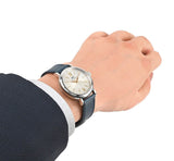 IWC Portofino Automatic Silver Dial Blue Leather Strap Watch for Women - IW357411
