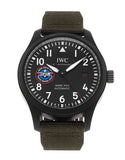 IWC Pilot’s Watch Mark XVIII Top Gun Edition “SFTI” Black Dial Green Nylon Strap Watch for Men - IW324712