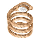 Just Cavalli Ravenna Blue Dial Rose Gold Steel Strap Watch for Women - JC1L271M0045