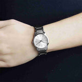 Calvin Klein City Silver Dial Silver Steel Strap Watch for Women - K2G23126