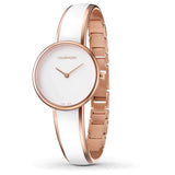 Calvin Klein Seduce Silver Dial Two Tone Steel Strap Watch for Women - K4E2N61Y