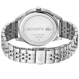 Lacoste Vienna Blue Dial Silver Steel Strap Watch for Men - 2011049