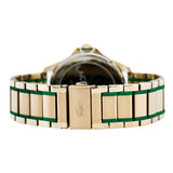 Lacoste Capbreton Green Dial Two Tone Steel Strap Watch for Men- 2010962