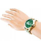 Lacoste Capbreton Green Dial Two Tone Steel Strap Watch for Men- 2010962