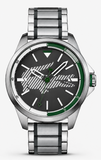 Lacoste Capbreton Gray Dial Two Tone Steel Strap Watch for Men - 2010943