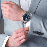 Tag Heuer Aquaracer Blue Dial Quartz Silver Steel Strap Watch for Men - WAY111C.BA0928