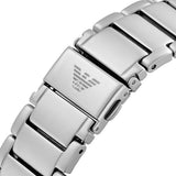Emporio Armani Ruggero Blue Dial Silver Steel Strap Watch for Men - AR11311