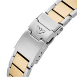 Emporio Armani World Explorer Blue Dial Two Tone Steel Strap Watch for Men - AR11682