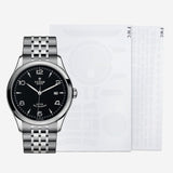 Tudor 1926 Automatic Black Dial Silver Steel Strap Watch for Men - M91650-0002