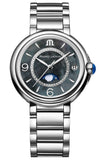 Maurice Lacroix Fiaba Moonphase Blue Dial Silver Steel Strap Watch for Women - FA1084-SS002-420-1