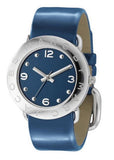 Marc Jacobs Blue Dial Blue Leather Strap Watch for Women - MBM1137