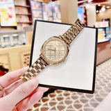 Michael Kors Nia Quartz Gold Dial Gold Steel Strap Watch For Women - MK3989