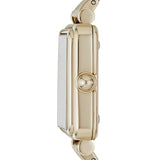 Marc Jacobs Vic Silver Dial Gold Steel Strap Watch for Women - MJ3462