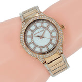 Michael Kors Kerry Mother of Pearl Dial Rose Gold Steel Strap Watch for Women - MK3313