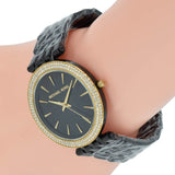 Michael Kors Darci Black Dial Black Steel Strap Watch for Women - MK3322