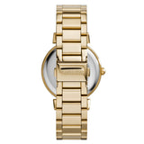 Michael Kors Catlin Mother of Pearl Dial Gold Steel Strap Watch for Women - MK3332