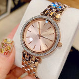 Michael Kors Darci Rose Gold Dial Rose Gold Stainless Steel Strap Watch for Women - MK3366