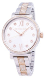 Michael Kors Sophie Chronograph Silver Dial Two Tone Steel Strap Watch For Women - MK3880