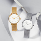Michael Kors Darci Quartz Gold Dial Gold Mesh Strap Watch for Women - MK7121