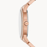 Michael Kors Tibby Quartz Rose Gold Dial Rose Gold Steel Strap Watch For Women - MK6880